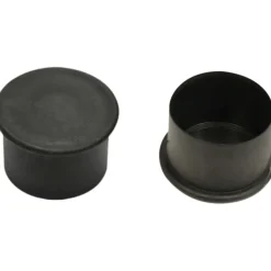 1 puntale piede letto 50 mm nero