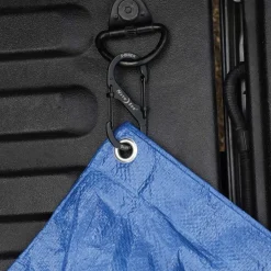 3 s-biner moschettoni di 3 dimensioni con chiusura bloccata nero