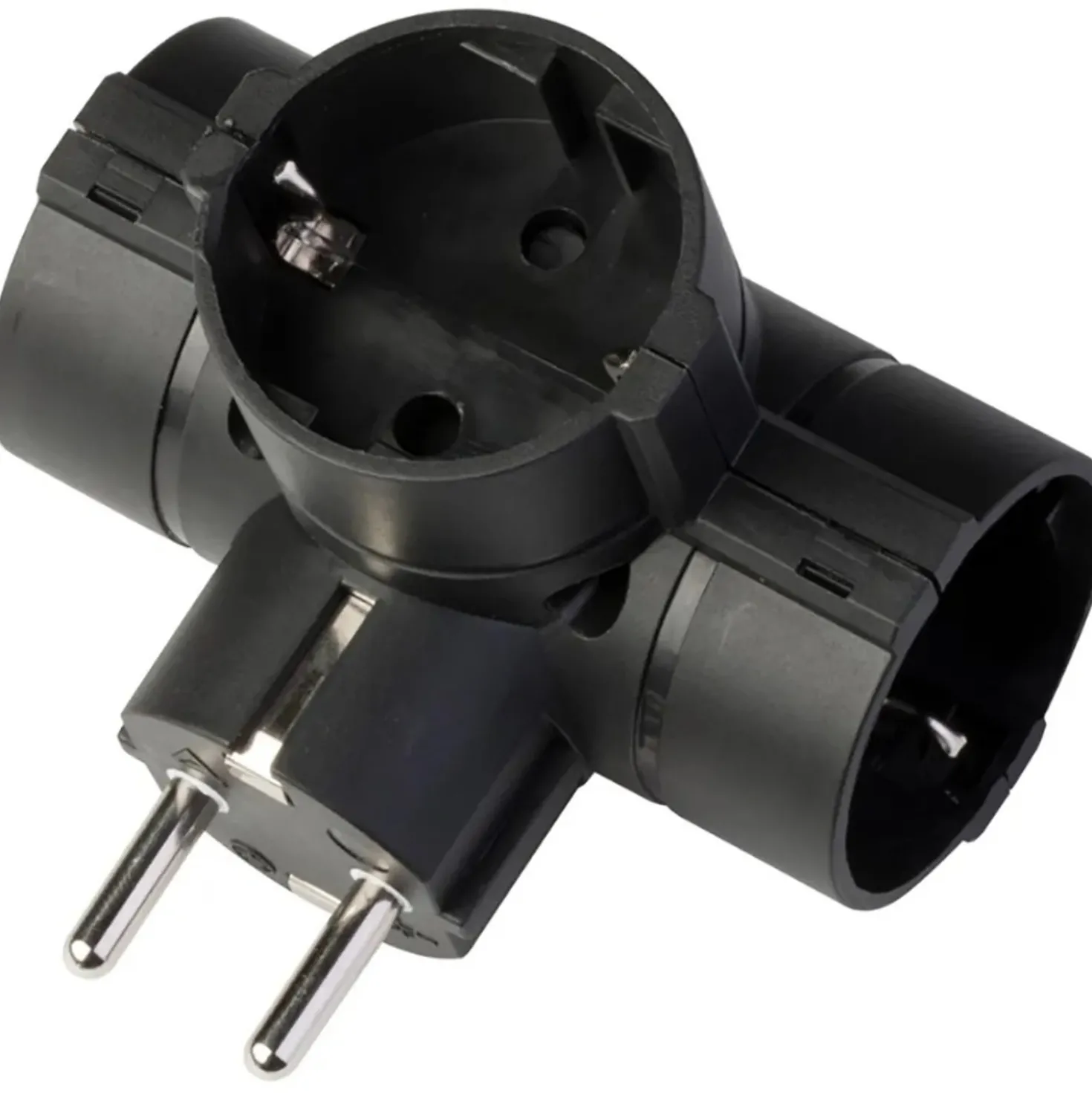 Adattatore con spina e 3 prese standard tedesco