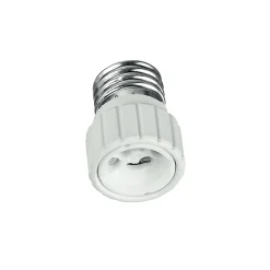 Adattatore per portalampada da E27 a GU10 bianco