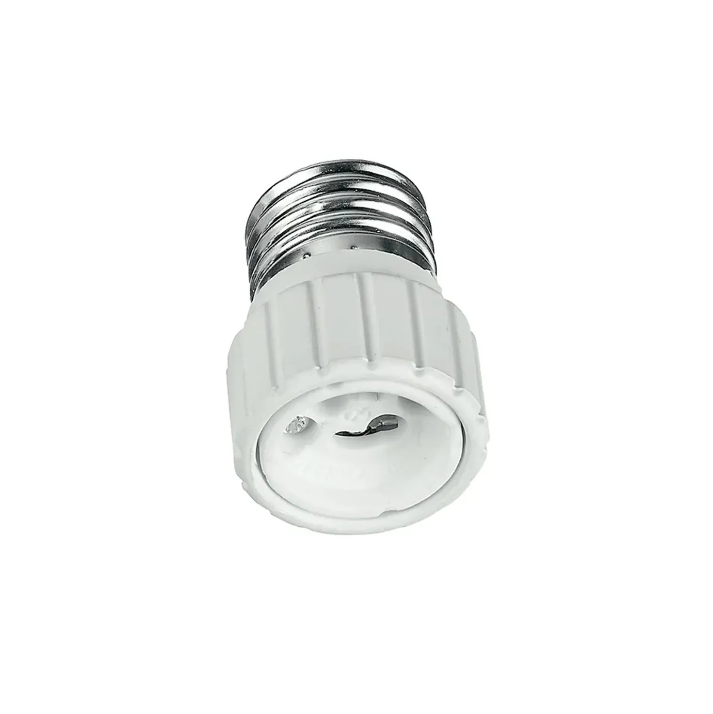 Adattatore per portalampada da E27 a GU10 bianco