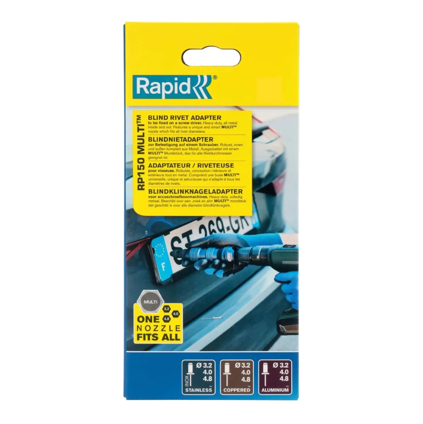Adattatore RP150 Multi Rapid per Rivetti a Strappo