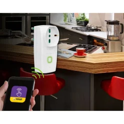 Adattatore S17 universale Vimar con interruttore WiFi Smart Home bianco