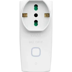Adattatore S17 universale Vimar con interruttore WiFi Smart Home bianco