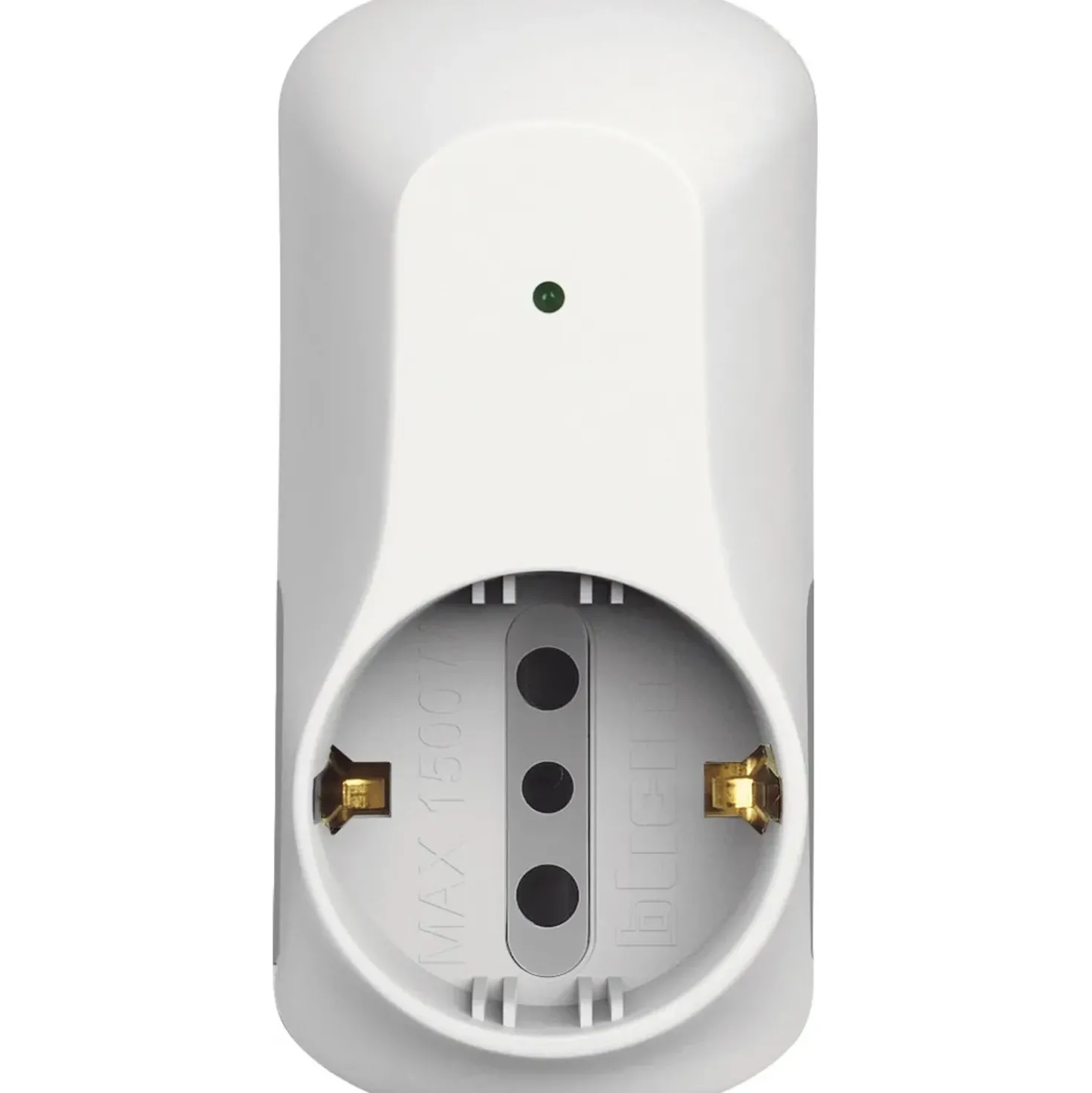 Adattatore Salvafulmine Bticino S3610DF spina 10A +3 prese bianco