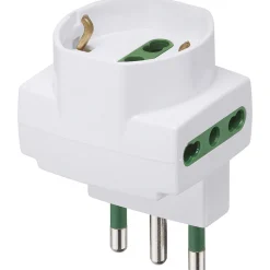 Adattatore sfalsato verticale Vimar S17+2P17/11+ bianco