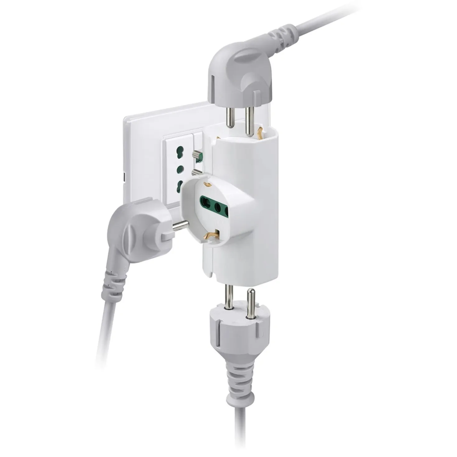 Adattatore sfalsato verticale S17+3 universale Vimar