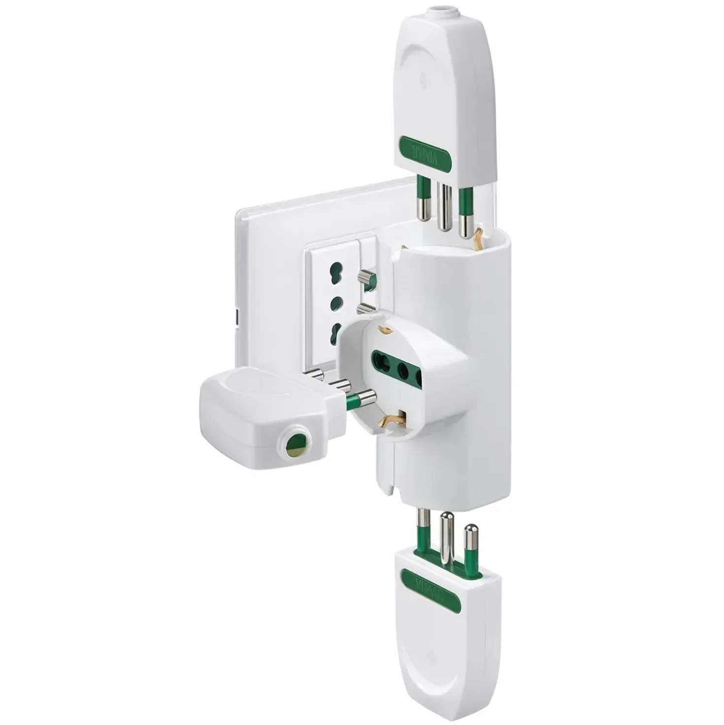 Adattatore sfalsato verticale S17+3 universale Vimar