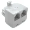 Adattatore telefonico RJ11 1 maschio / 2 femmine