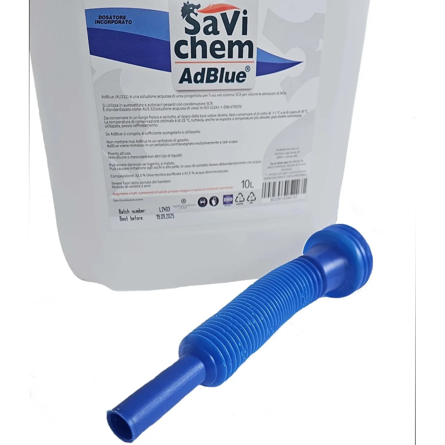 Additivo Adblue per auto diesel 10 l