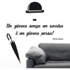 Adesivo da parete Chaplin 47x67 cm