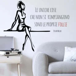 Adesivo da parete Follie 47x67 cm