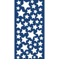 Adesivo decorativo per parete Stelline fosforescenti 2 fogli 15x31 cm