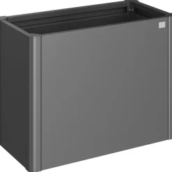 Aiuola rialzata Biohort 77x102x53 cm Grigio scuro metallizzato