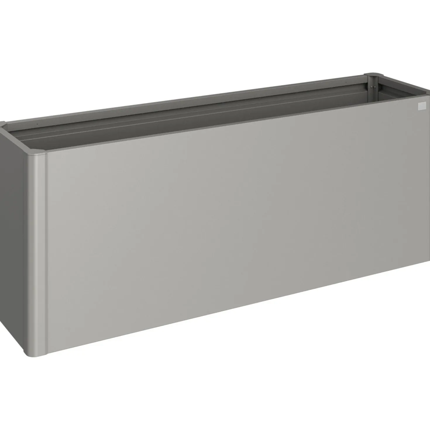 Aiuola rialzata in metallo Biohort grigio quarzo metallizzato 77x201x53 cm