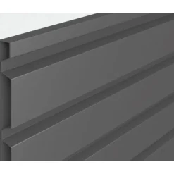 Aiuola rialzata in metallo Biohort grigio scuro metallizzato 77x201x53 cm
