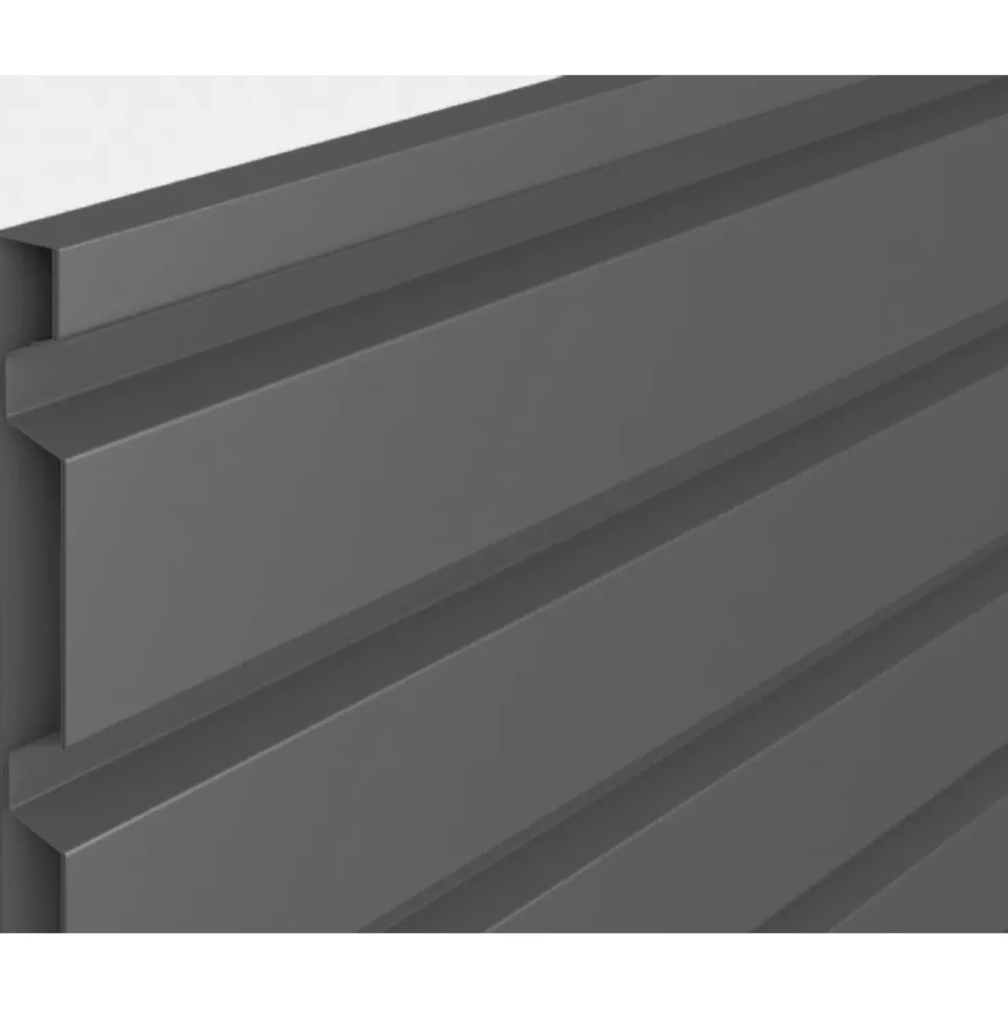 Aiuola rialzata in metallo Biohort grigio scuro metallizzato 77x201x53 cm