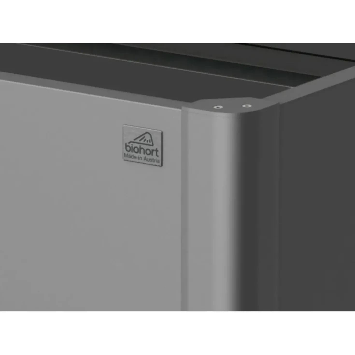 Aiuola rialzata in metallo Biohort grigio scuro metallizzato 77x201x53 cm