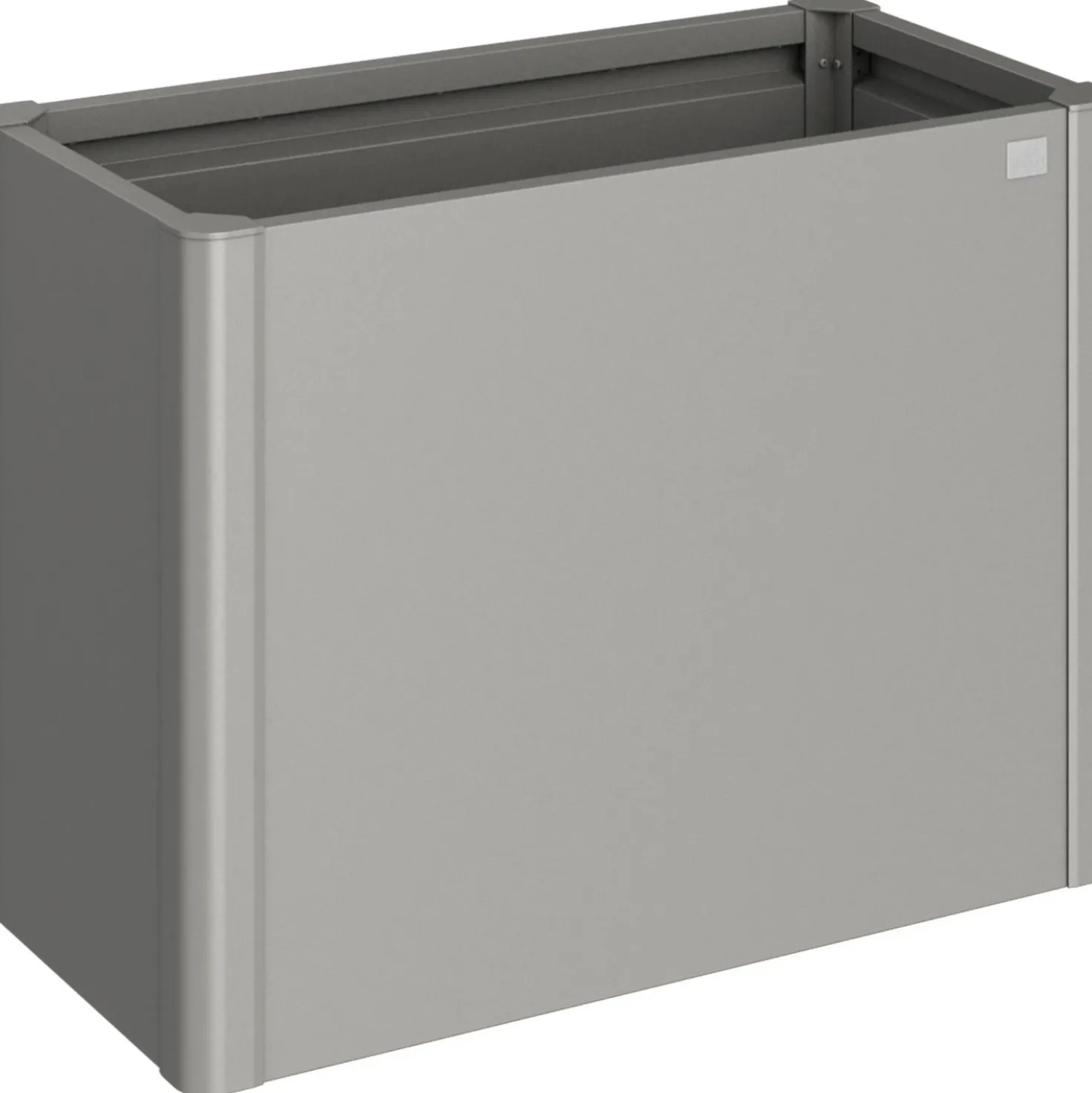Aiuola rialzata in metallo Biohort grigio quarzo metallizzato 77x102x53 cm