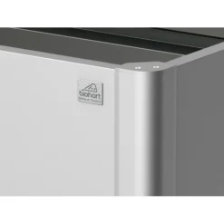 Aiuola rialzata in metallo Biohort grigio quarzo metallizzato 77x102x53 cm