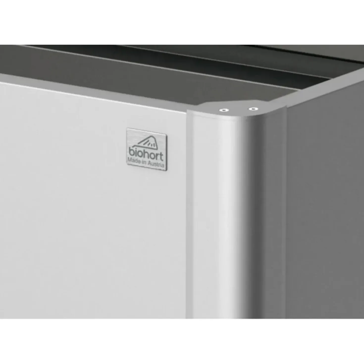 Aiuola rialzata in metallo Biohort grigio quarzo metallizzato 77x102x53 cm