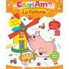 Album Coloriamo la Fattoria 32 pagine per bambini con diploma