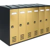 Alubox casellario postale 6 posti rivista oro 39 cm x 63 cm x 25 cm