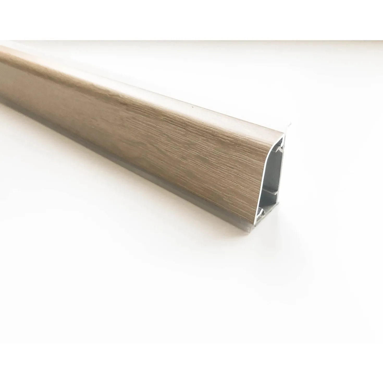 Alzatina per cucina in alluminio rivestita rovere rustico 3 m