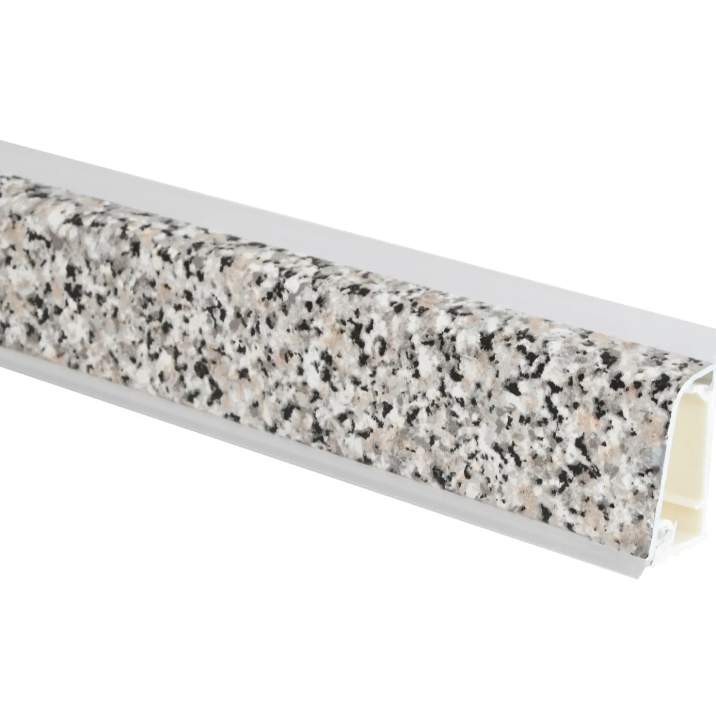 Alzatina per cucina in alluminio rivestita granito 1 m