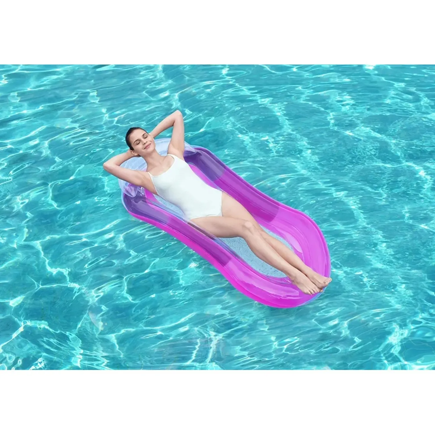 Amaca galleggiante Bestway Sport Aqua Lounge cm 160X84 2 colori assortiti