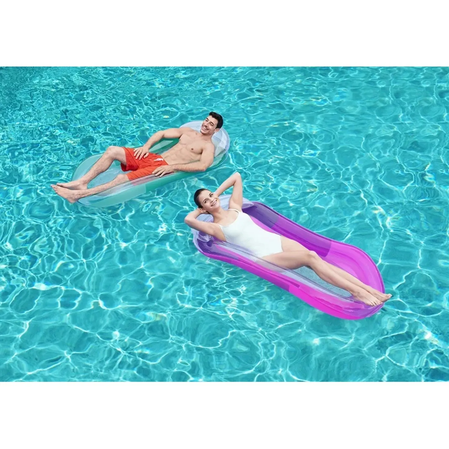 Amaca galleggiante Bestway Sport Aqua Lounge cm 160X84 2 colori assortiti