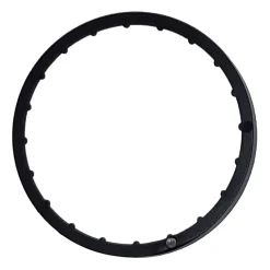 Anelli in plastica per pavimenti esterni anti-trauma nero Ø 50 mm 40 pz