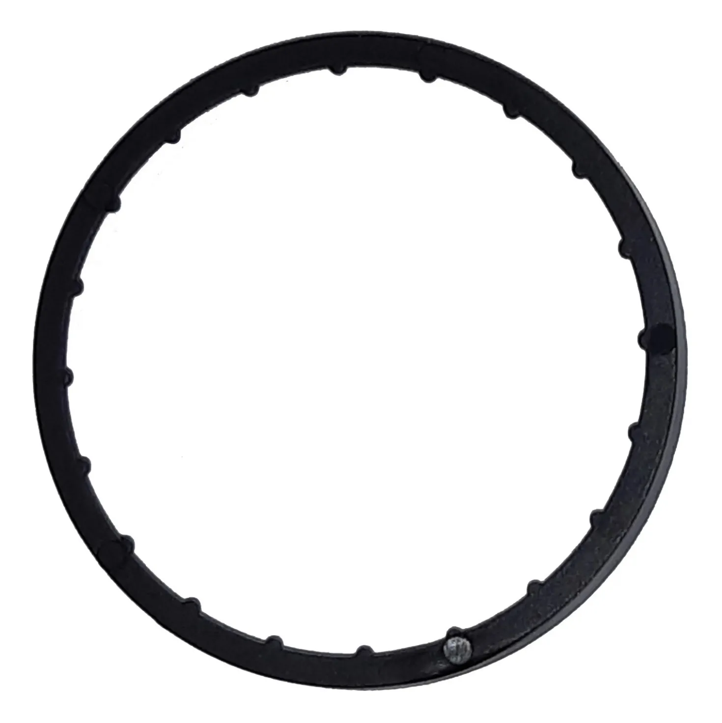 Anelli in plastica per pavimenti esterni anti-trauma nero Ø 50 mm 40 pz