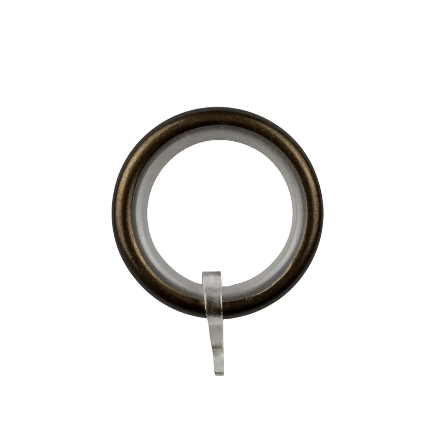Anello in ferro per bastone tenda bronzo 27 mm 8 pz