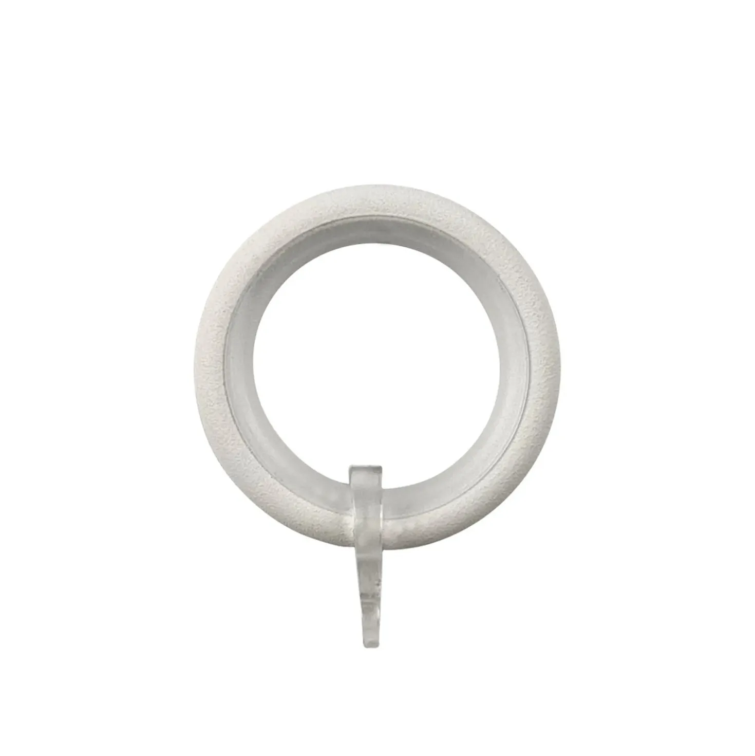Anello in ferro per bastone tenda bianco 27 mm 8 pz