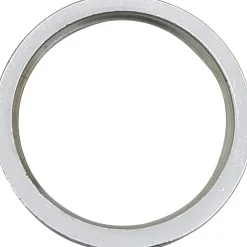 Anello piatto con gancio per bastone tenda cromo Ø 4 cm 10 pz