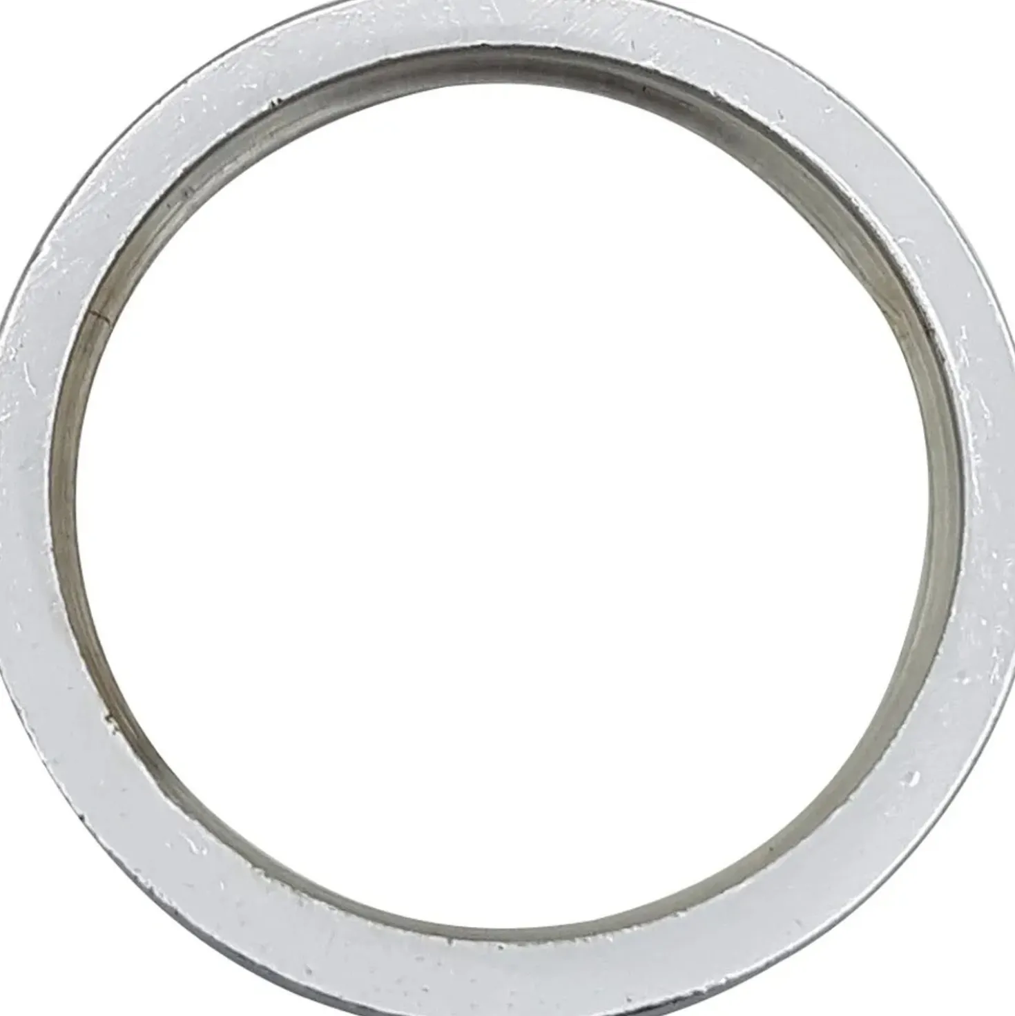 Anello piatto con gancio per bastone tenda cromo Ø 4 cm 10 pz
