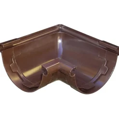 Angolo grondaia marrone 19 cm