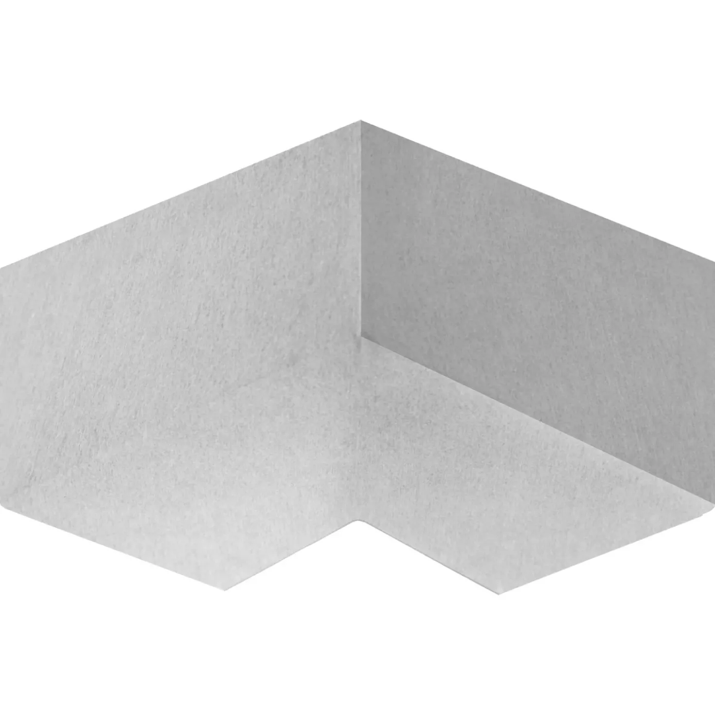 Angolo interno preformato in polietilene 60x120 mm