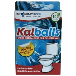 Anticalcare trattamento cassette WC Kalballs