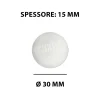 Antivibranti adesivi bianchi in silicone Ø 3 cm 4 pz