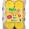 Antizanzare maxi tealight alla citronella confezione 12 pz