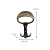 Appendiabiti in zama bronzo satinato