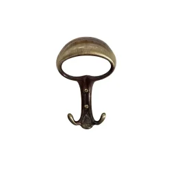 Appendiabiti in zama bronzo satinato