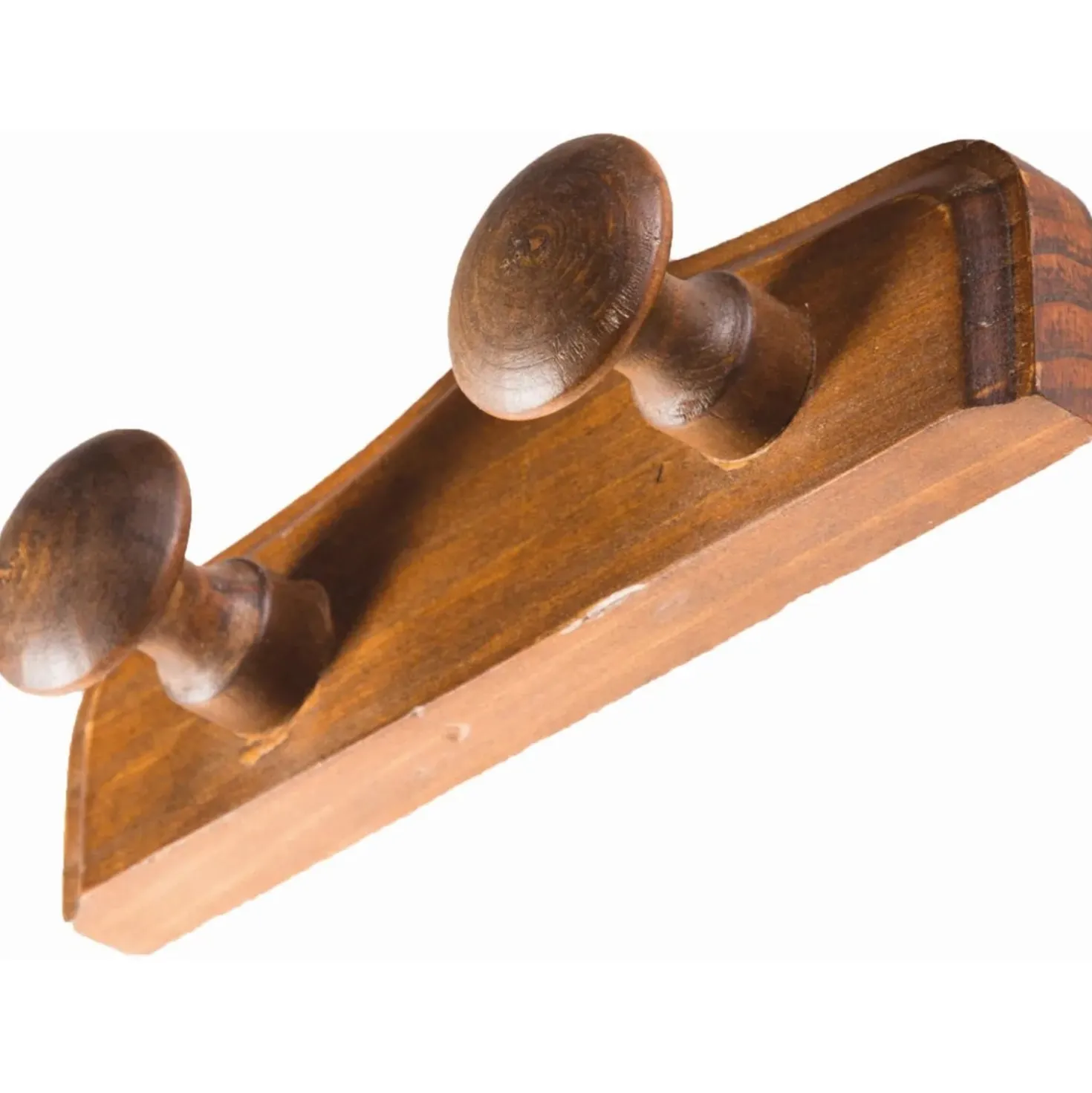 Appendiabiti Mathilde doppio in legno noce