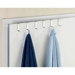 Appendiabiti porta Wenko acciaio inox 6 pz