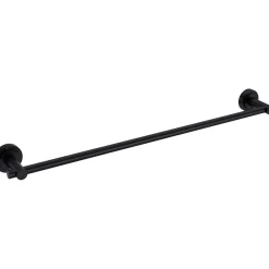 Appendino asciugamani da parete Idrostile 600x50 mm Nero