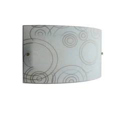 Applique Compasso 20x8,5 cm bianco tortora