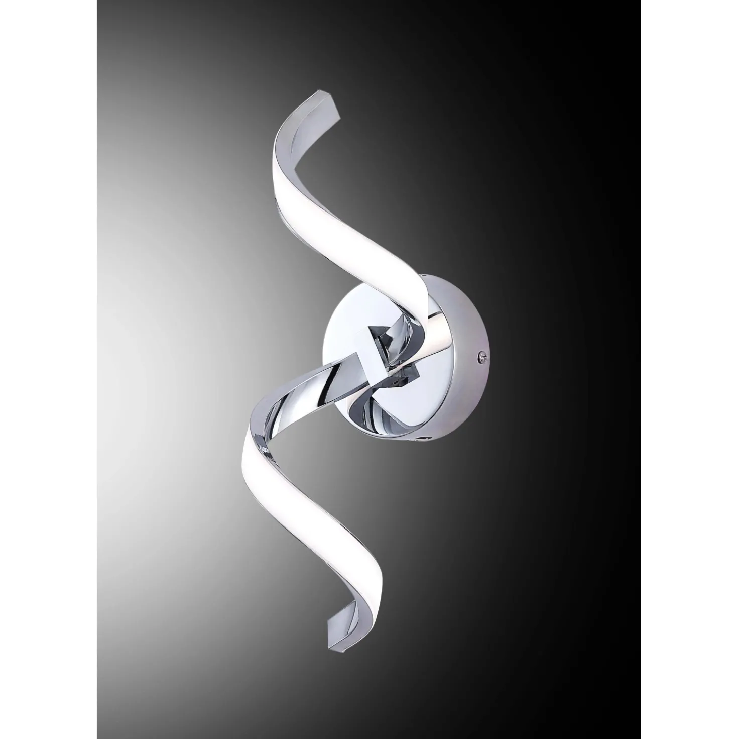 Applique da parete LED in alluminio Evelin 8 W 3000-4000-6000K cromo