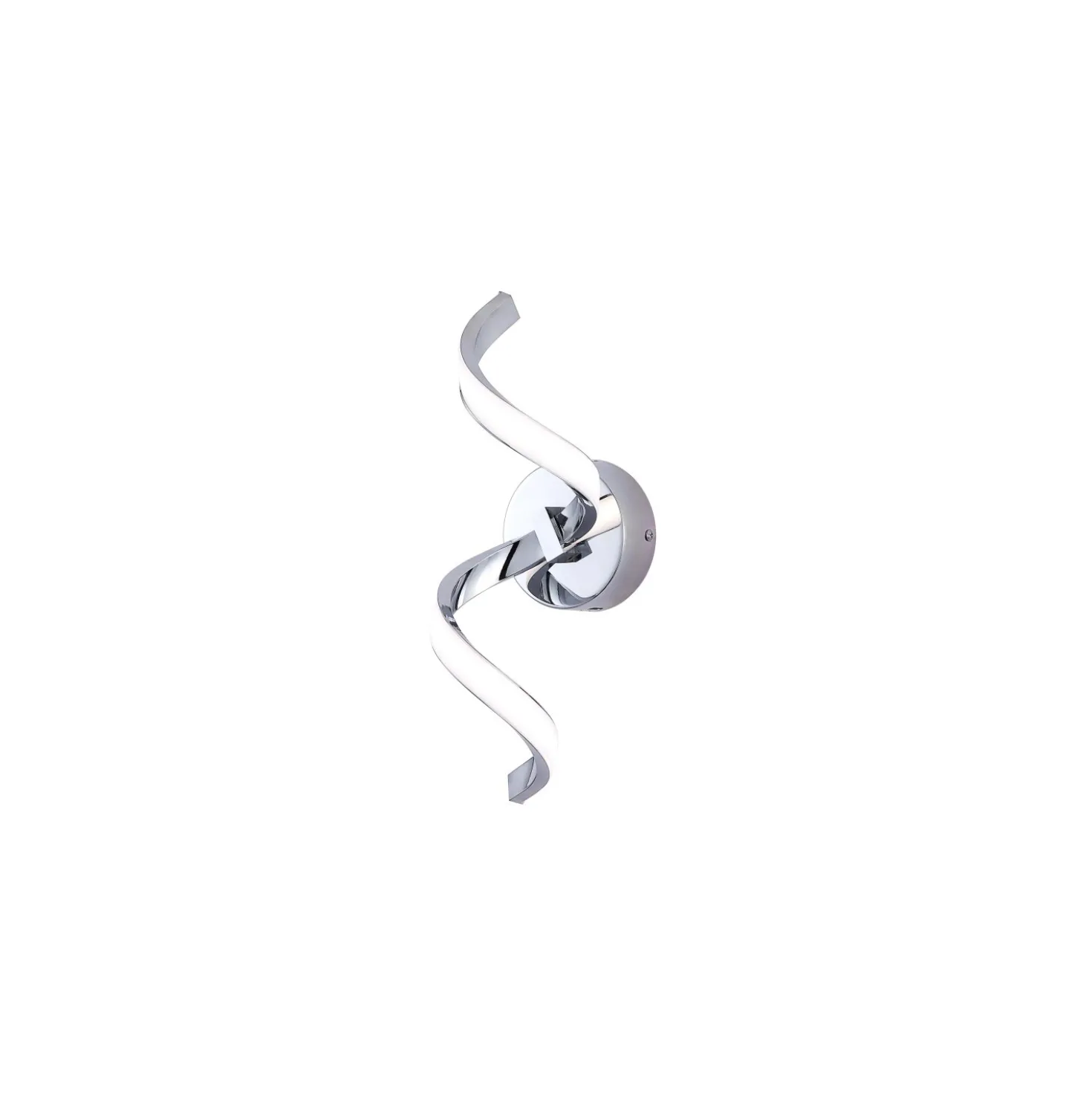 Applique da parete LED in alluminio Evelin 8 W 3000-4000-6000K cromo